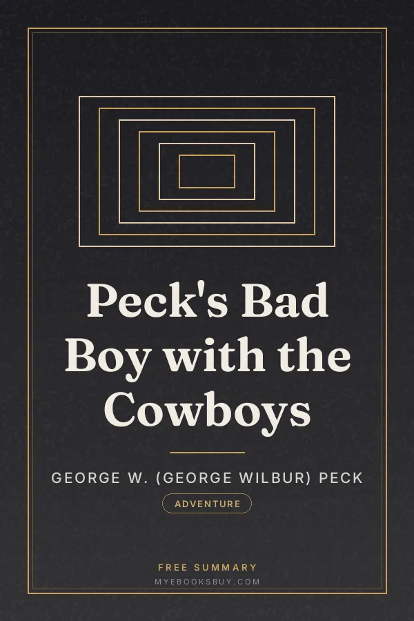 Cover of Peck's Bad Boy with the Cowboys