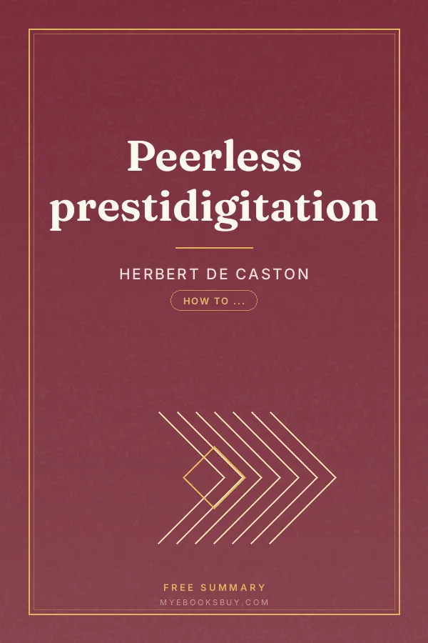 Cover of Peerless prestidigitation