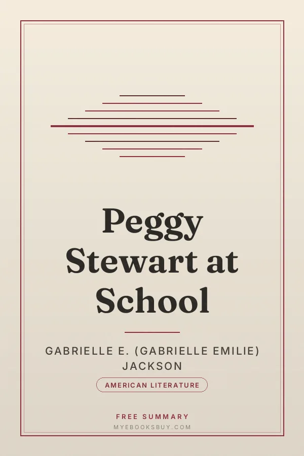 Cover of Peggy Stewart at School