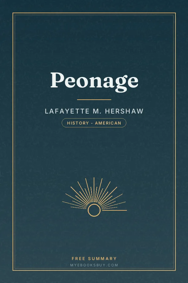 Cover of Peonage