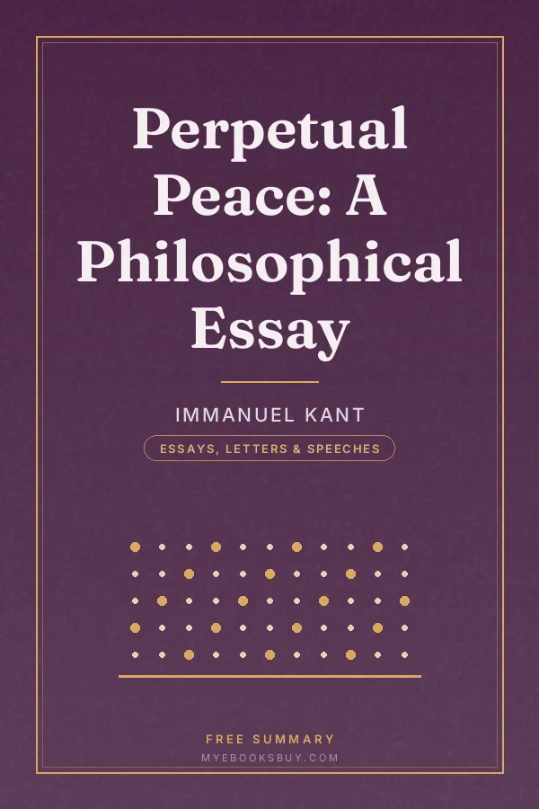 Cover of Perpetual Peace: A Philosophical Essay