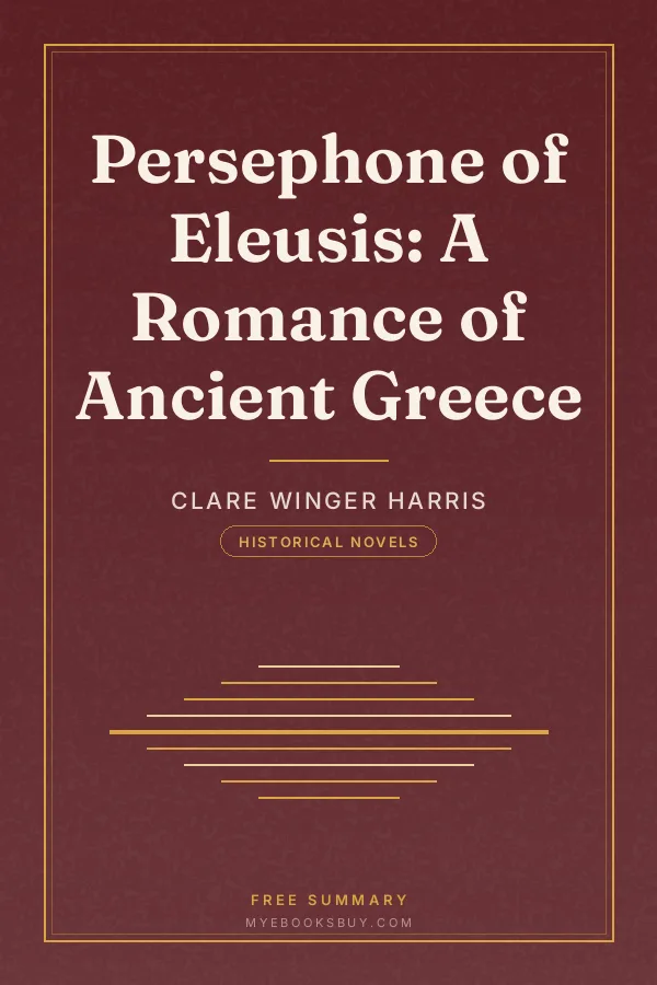 Cover of Persephone of Eleusis: A Romance of Ancient Greece