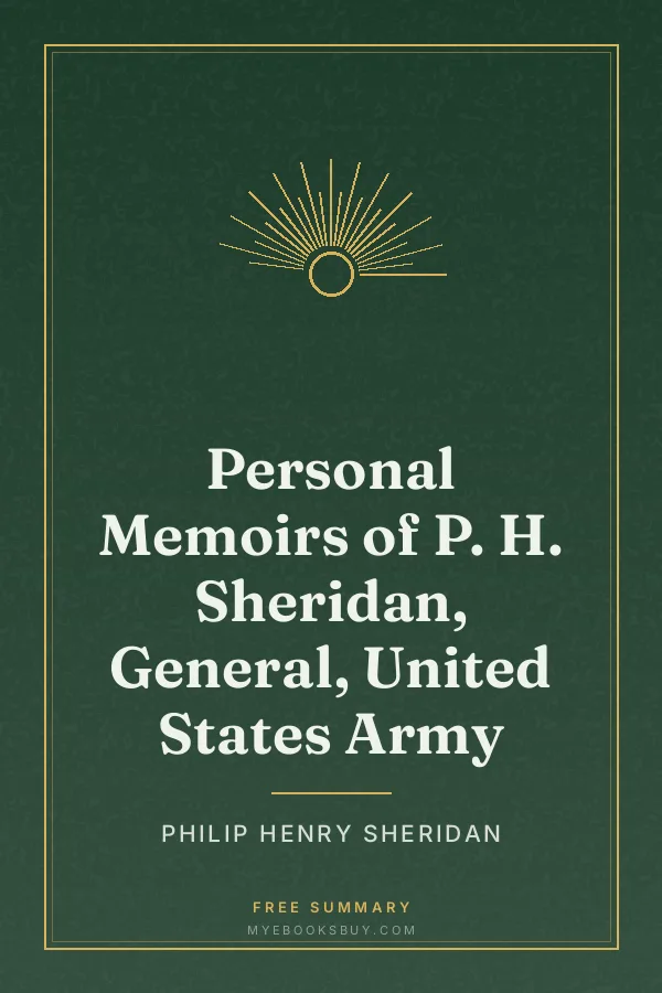 Cover of Personal Memoirs of P. H. Sheridan, General, United States Army