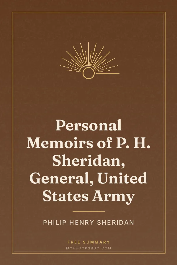 Cover of Personal Memoirs of P. H. Sheridan, General, United States Army