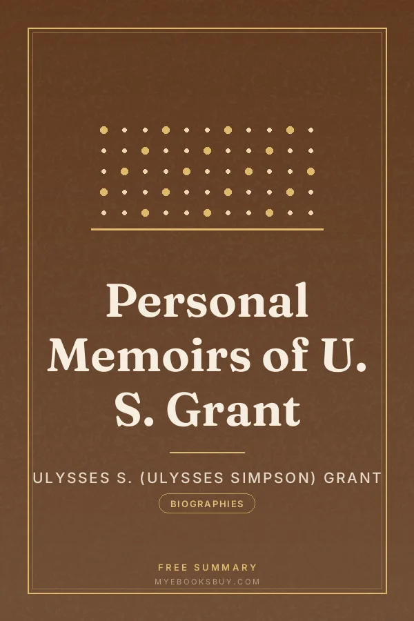 Cover of Personal Memoirs of U. S. Grant