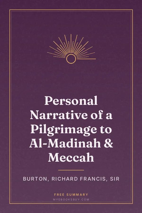 Cover of Personal Narrative of a Pilgrimage to Al-Madinah & Meccah