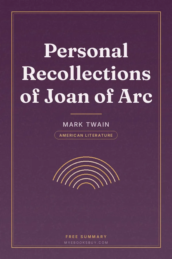 Cover of Personal Recollections of Joan of Arc