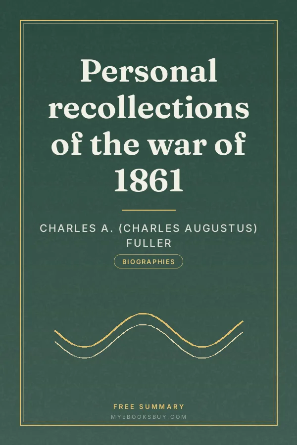 Cover of Personal recollections of the war of 1861