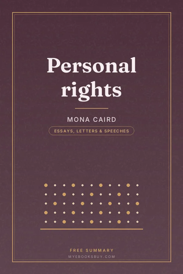 Cover of Personal rights