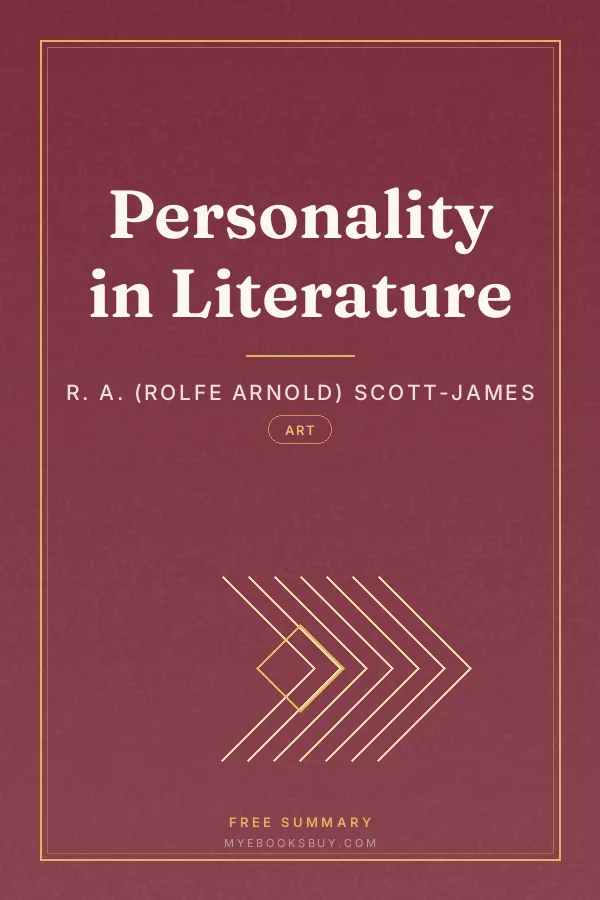 Cover of Personality in Literature