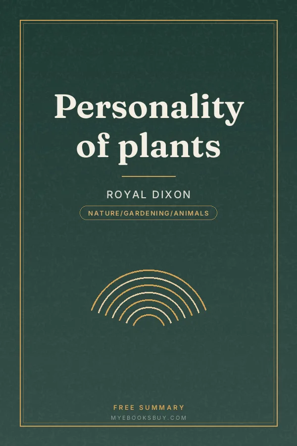 Cover of Personality of plants