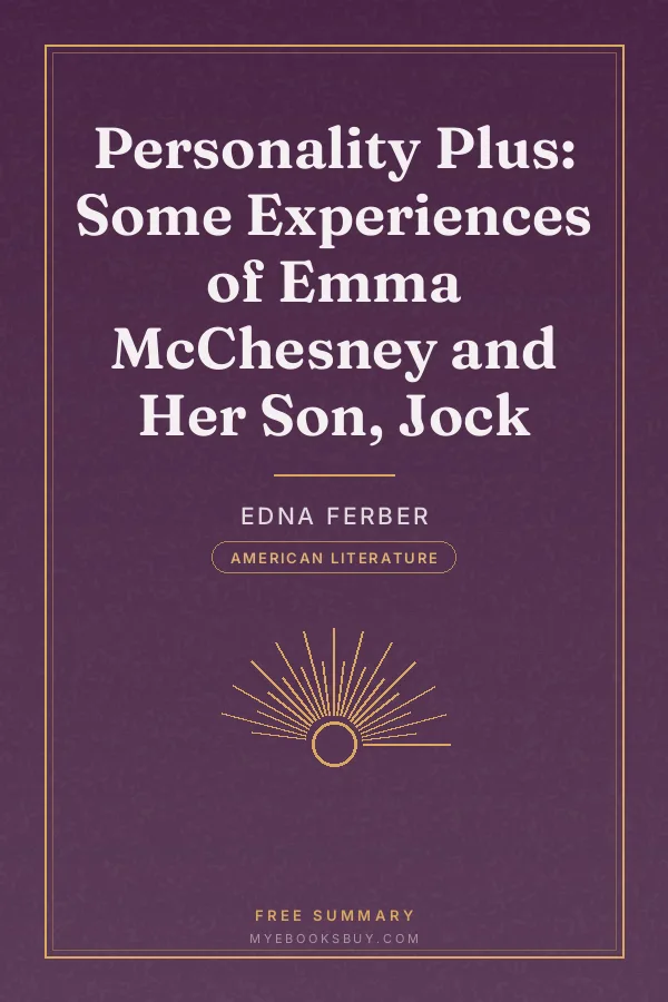 Cover of Personality Plus: Some Experiences of Emma McChesney and Her Son, Jock