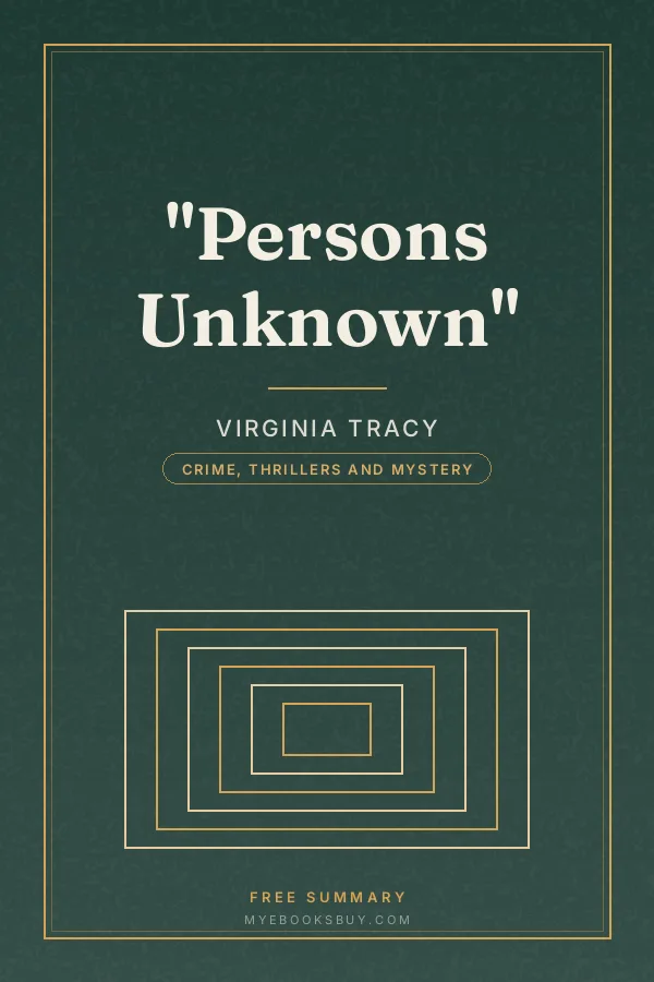 Cover of "Persons Unknown"