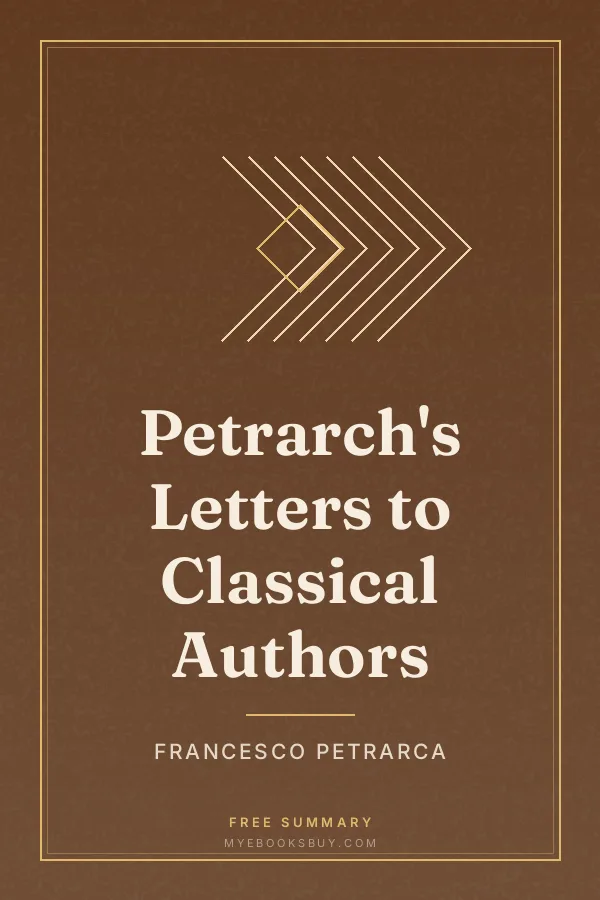 Cover of Petrarch's Letters to Classical Authors
