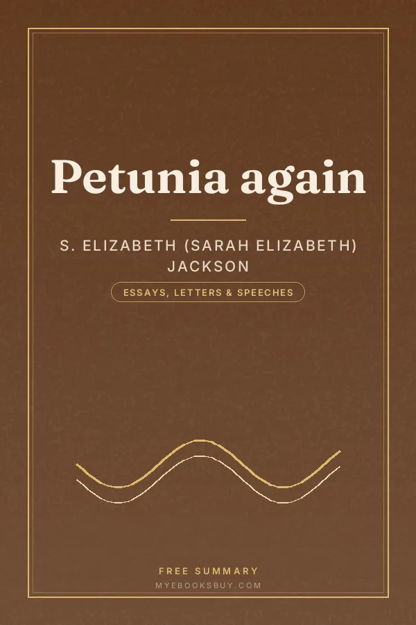 Cover of Petunia again