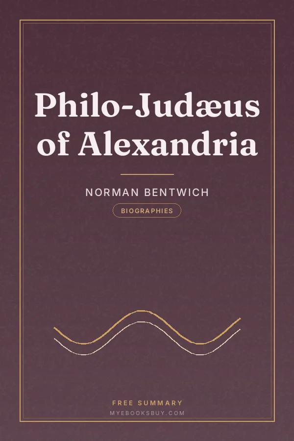 Cover of Philo-Judæus of Alexandria
