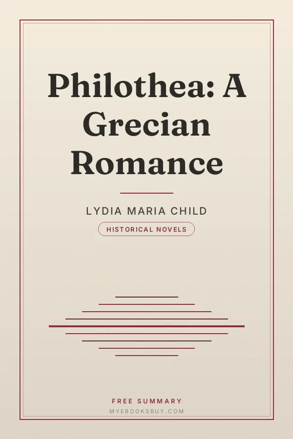 Cover of Philothea: A Grecian Romance