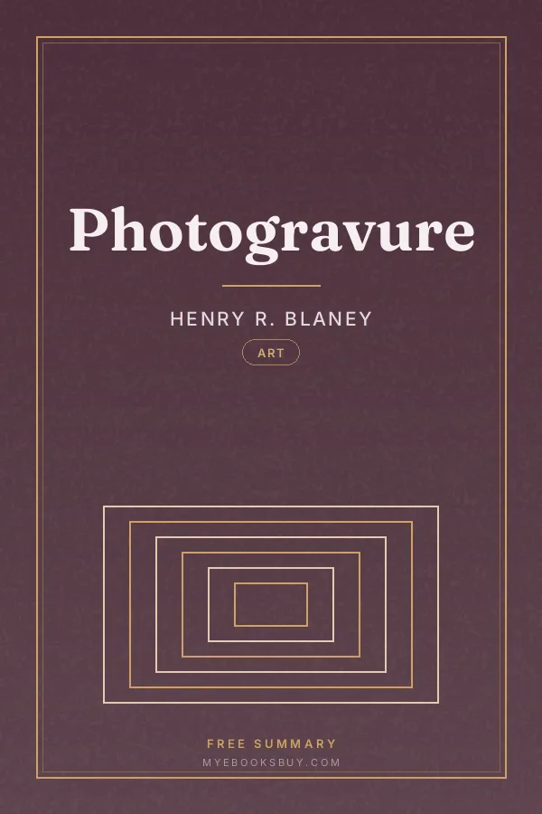 Cover of Photogravure