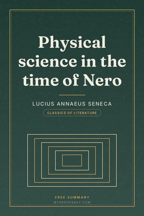 Cover of Physical science in the time of Nero
