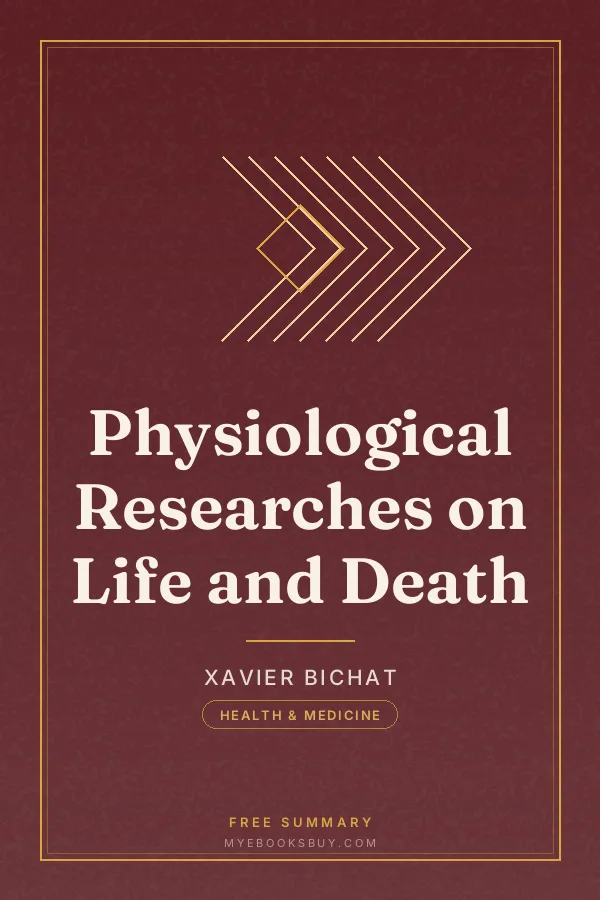 Cover of Physiological Researches on Life and Death