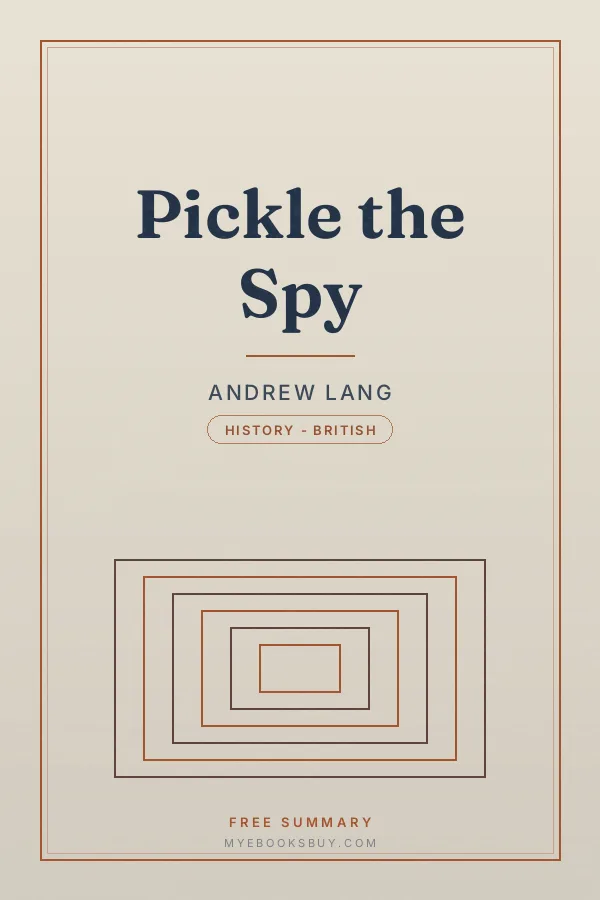 Cover of Pickle the Spy