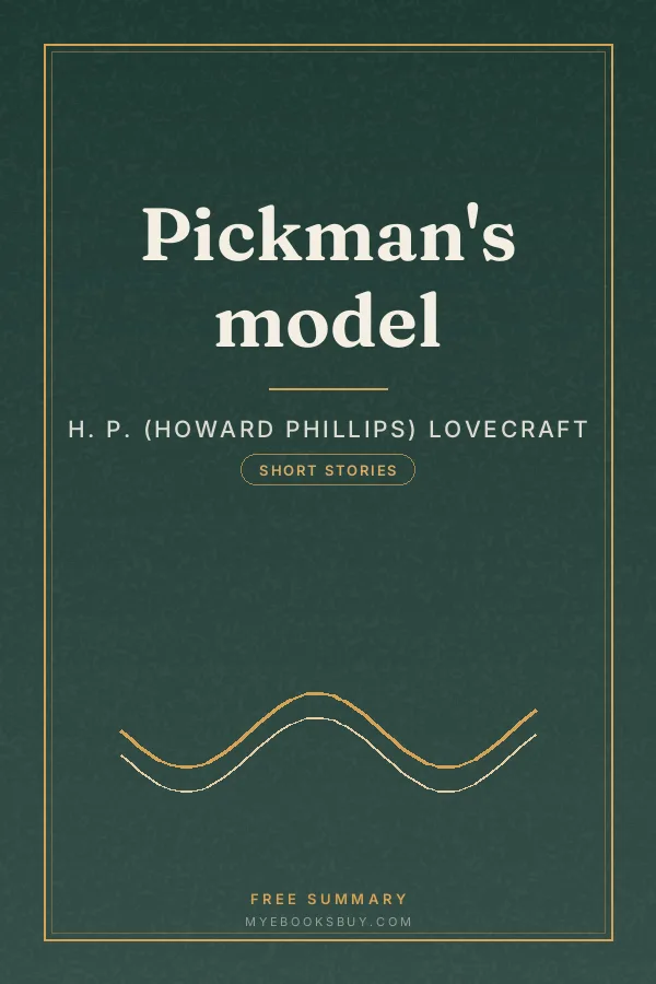 Cover of Pickman's model