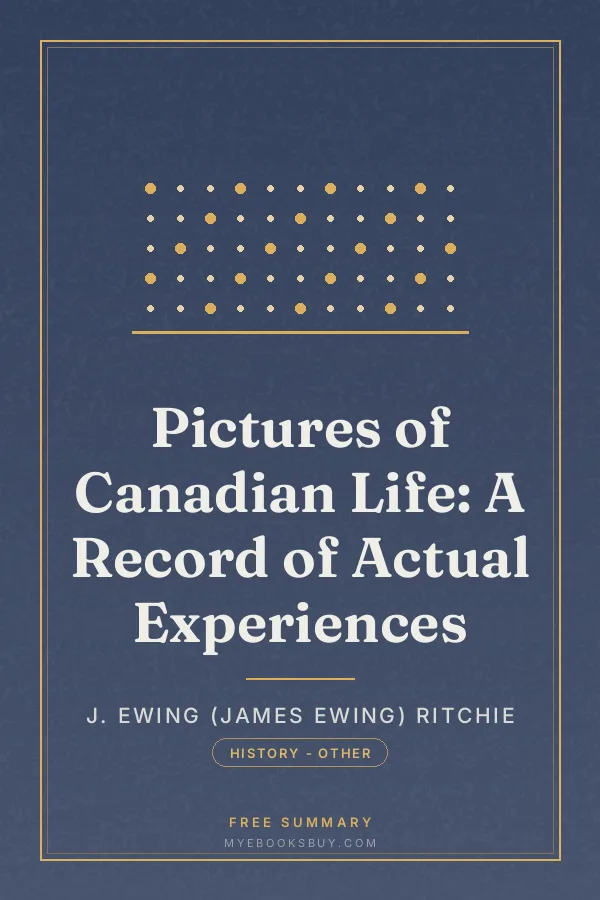 Cover of Pictures of Canadian Life: A Record of Actual Experiences