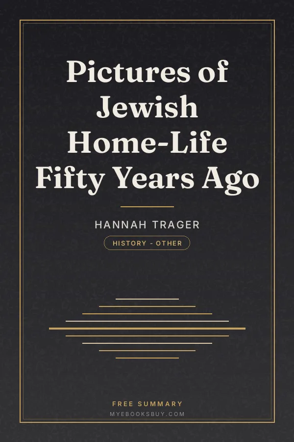 Cover of Pictures of Jewish Home-Life Fifty Years Ago