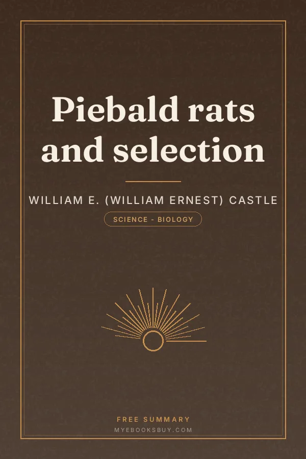Cover of Piebald rats and selection
