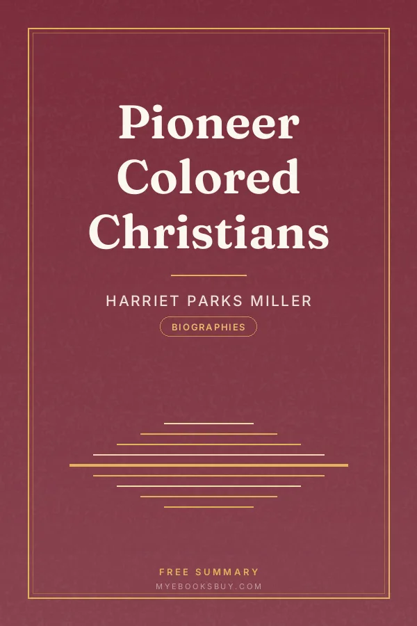 Cover of Pioneer Colored Christians
