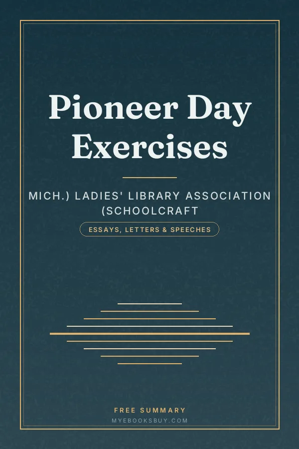 Cover of Pioneer Day Exercises