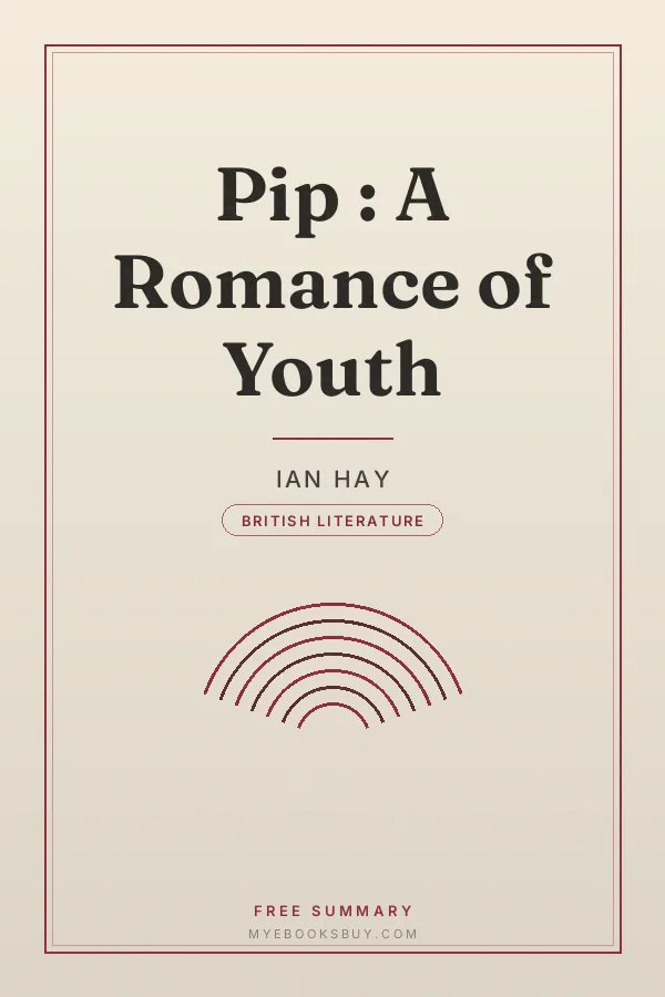 Cover of Pip : A Romance of Youth