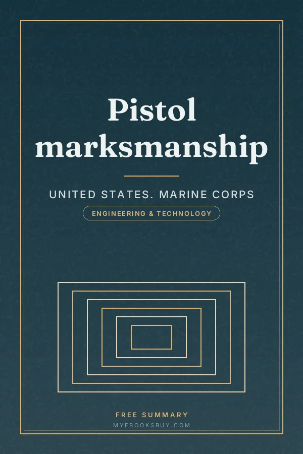 Cover of Pistol marksmanship