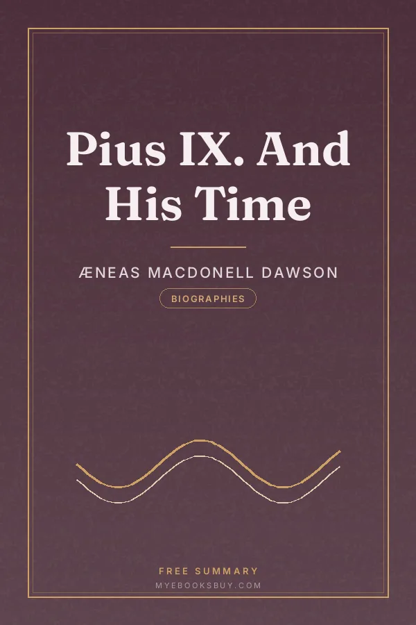 Cover of Pius IX. And His Time