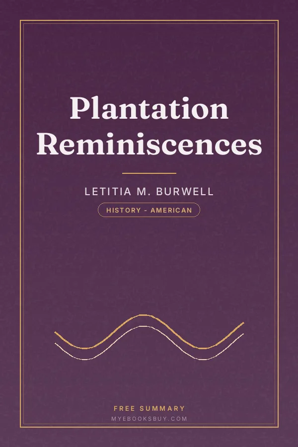 Cover of Plantation Reminiscences