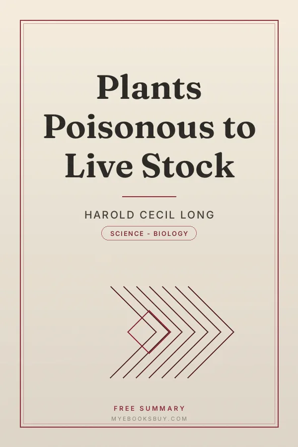 Cover of Plants Poisonous to Live Stock