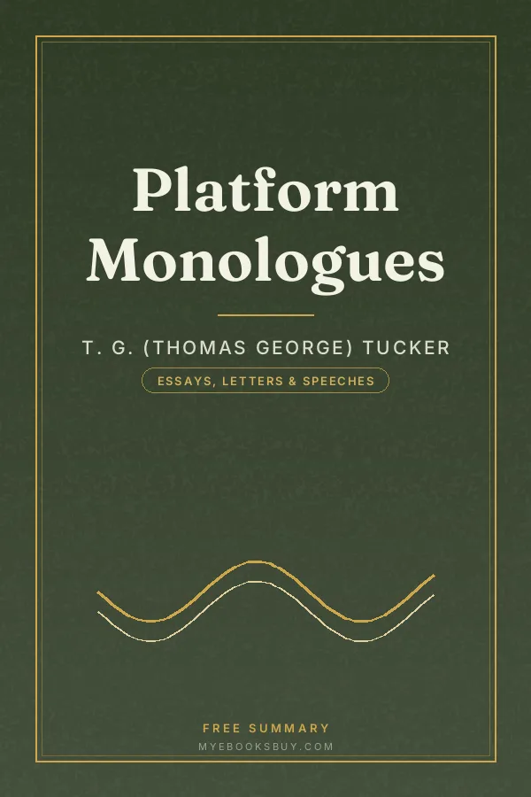 Cover of Platform Monologues