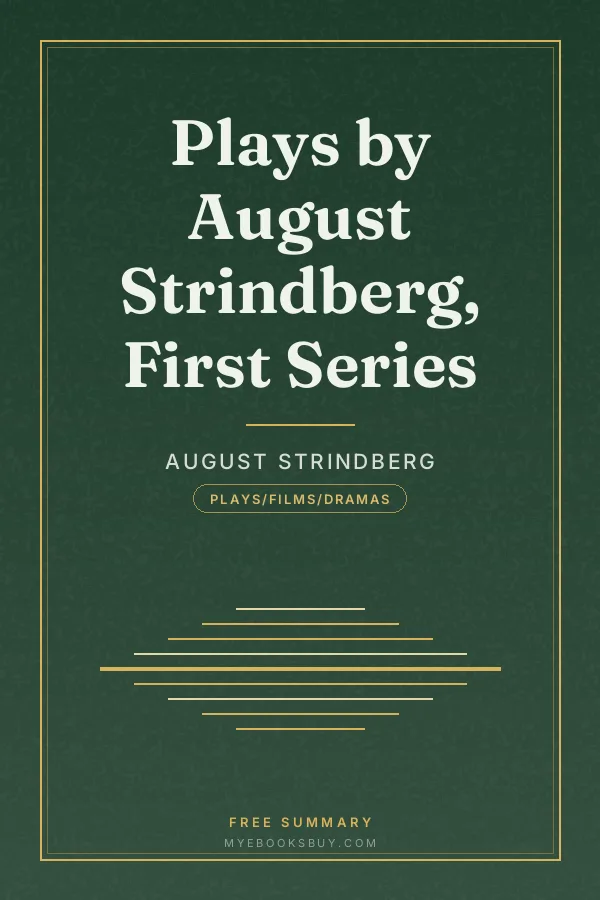 Cover of Plays by August Strindberg, First Series