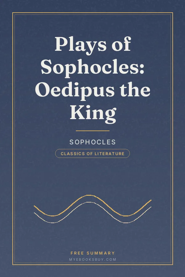 Cover of Plays of Sophocles: Oedipus the King