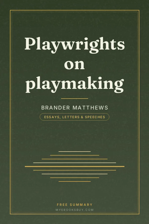 Cover of Playwrights on playmaking