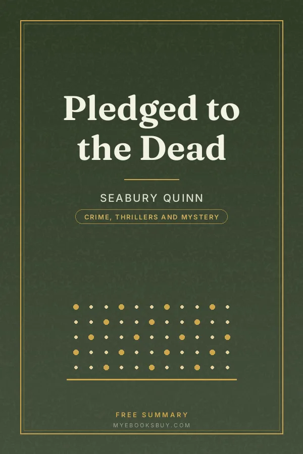Cover of Pledged to the Dead
