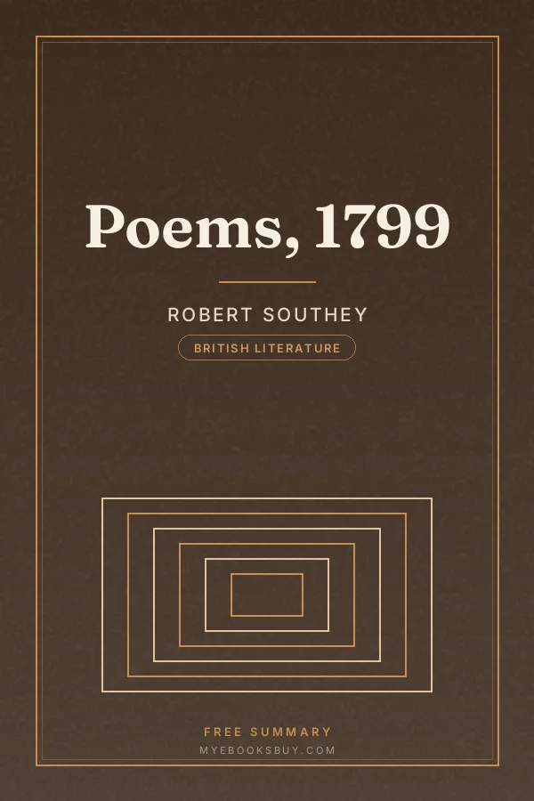 Cover of Poems, 1799