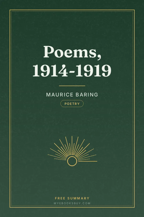 Cover of Poems, 1914-1919