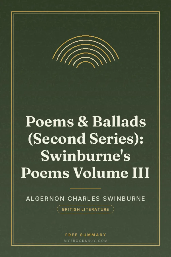 Cover of Poems & Ballads (Second Series): Swinburne's Poems Volume III
