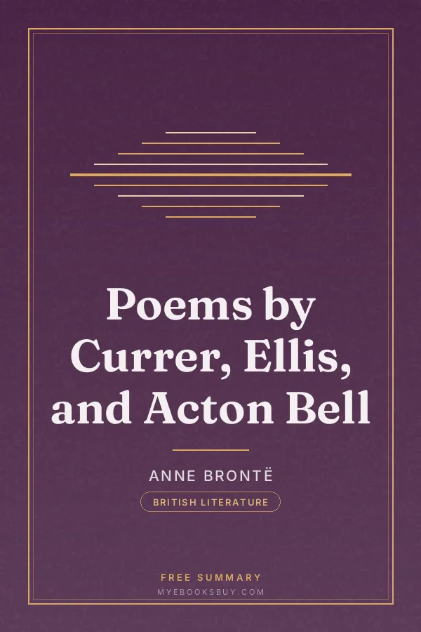 Cover of Poems by Currer, Ellis, and Acton Bell