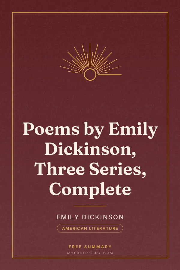 Cover of Poems by Emily Dickinson, Three Series, Complete