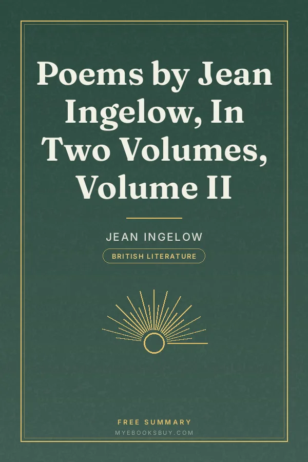 Cover of Poems by Jean Ingelow, In Two Volumes, Volume II