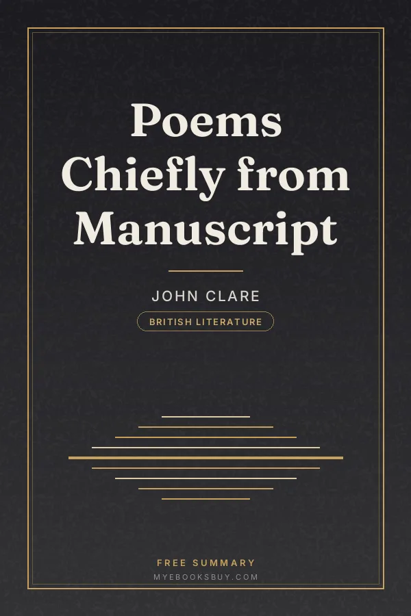 Cover of Poems Chiefly from Manuscript