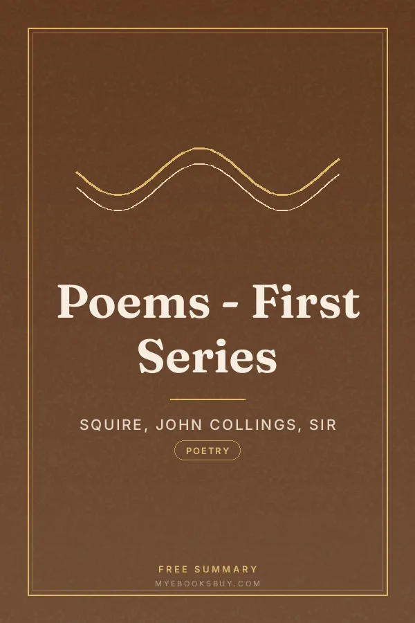 Cover of Poems - First Series