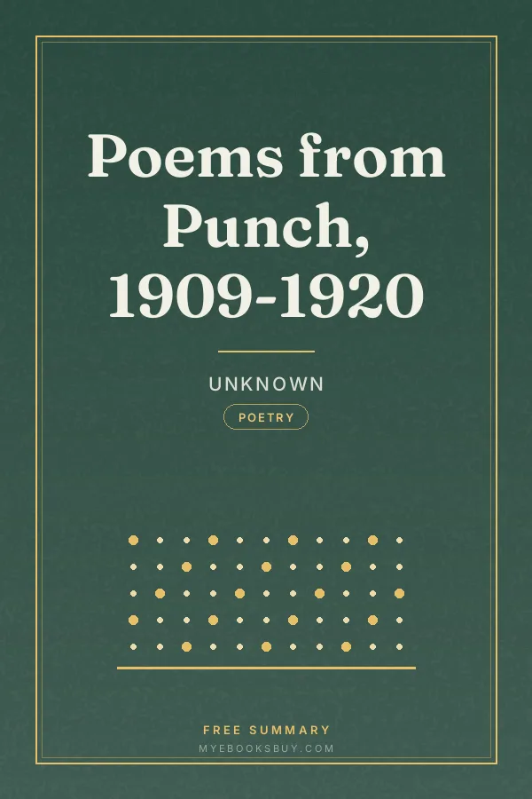 Cover of Poems from Punch, 1909-1920